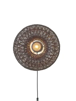 Sale GOOD&MOJO Wandlamp Arizona Bamboe, 50cm Burgundy
