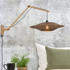 Sale GOOD&MOJO Wandlamp Bali 60cm, Bamboe Naturel