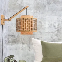 Discount GOOD&MOJO Wandlamp Bhutan 40cm, Bamboe Naturel
