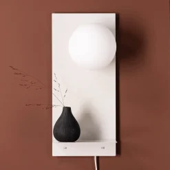Online Nohr Wandlamp Damara Met wandplankje