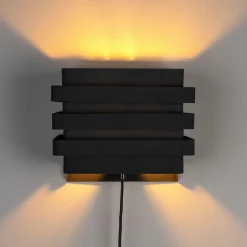 Hot Dutchbone Wandlamp Dumont Zwart