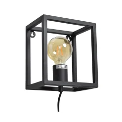 Hot Urban Interiors Wandlamp Frame kleur Mat Zwart