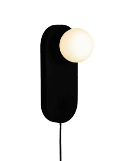 Discount GOOD&MOJO Wandlamp Java Bamboe en glas, kleur Zwart