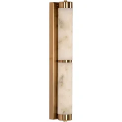 Online Richmond Interiors Wandlamp Lycke Marmerlook, 60cm Goud