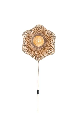 Discount GOOD&MOJO Wandlamp Madura Bamboe, kleur Naturel/Bruin