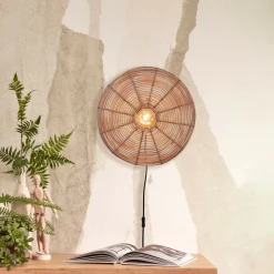 Sale GOOD&MOJO Wandlamp Tanami Rotan, 40cm Naturel