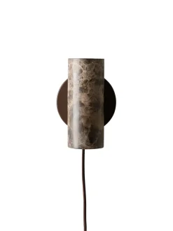Hot it's about RoMi Wandlamp Tivoli Marmer, kleur Bruin