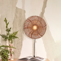 Best GOOD&MOJO Wandlamp Zanzibar Rotan, 40cm