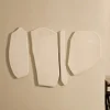 Clearance Kave Home Wandpaneel Siluna Papier-maché, Set van 4 stuks