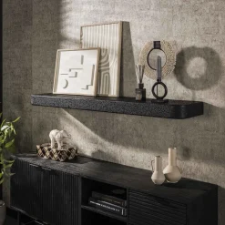New LifestyleFurn Wandplank Doria Liquid metal Grijs