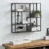 Online Artistiq Living Wandrek Cristan Mangohout en metaal, 80 x 80cm