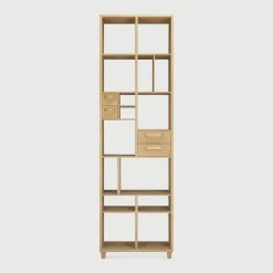 Online Ethnicraft Wandrek Pirouette Geolied Eikenhout, 200 x 60cm