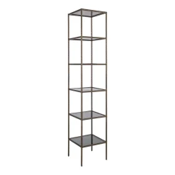Hot Richmond Interiors Wandrek Sheridon Glas en ijzer, 200 x 40cm Goud