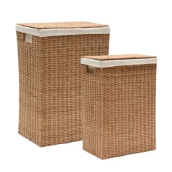 Hot Kave Home Wasmand Indali Rotan, Set van 2 stuks