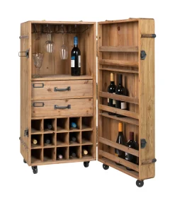 Outlet Dutchbone Wijnkast Lico 109 x 50cm Hout