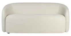 Clearance ZILT 2-zits Bank Andrae Bouclé, kleur Wit