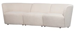 Discount WOOOD 3-zits Bank Coco Bouclé