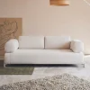 Outlet Kave Home 3-zits Bank Compo Chenille, Met armleuning, kleur Beige