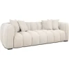 Best Richmond Interiors 3-zits Bank Novaro Geweven stof, 236cm, kleur Naturel
