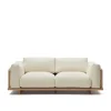 Outlet Kave Home 3-zits Bank Oaq Eiken en stof
