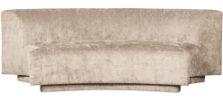 Discount WOOOD 2-zits Bank Popular Modulair, Chenille
