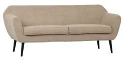 Online WOOOD 2,5-zits Bank Rocco Teddy Sand