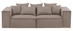 Online Nohr 3-zits Bank Yulonda Rib, kleur Bruin