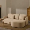Hot Kave Home 3-zits Lounge Slaapbank Laira Chenille, kleur Beige