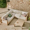 Best Kave Home 5-zits Loungebank Ambra Acaciahout