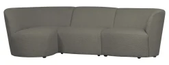 Discount WOOOD 3-zits Loungebank Coco Links, Bouclé
